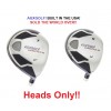 AGXGOLF MAGNUM #7 & #9 FAIRWAY UTILITY WOODS: (21 & 24 DEGREE) HEADS ONLY!!  